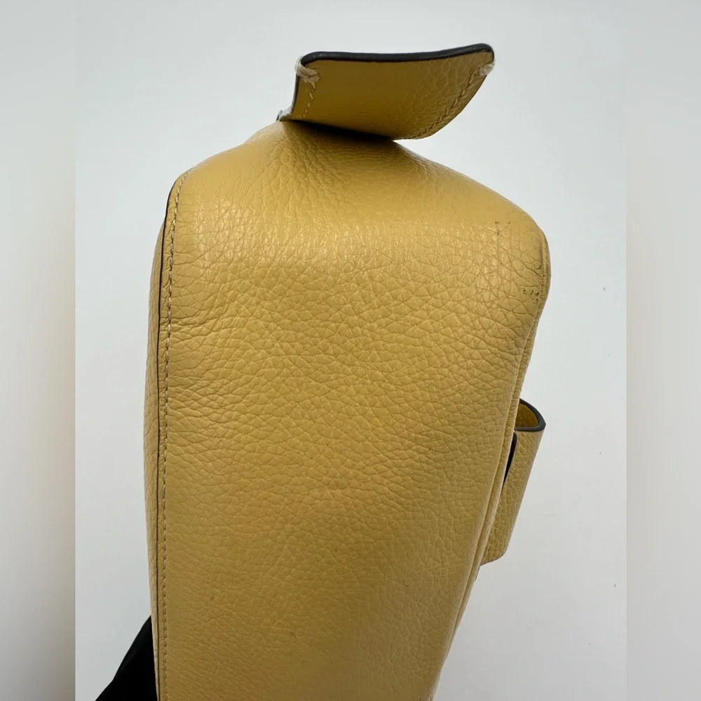 EUC Coach Andi Convertible Backpack with Structured Design. Metallic Hardware.